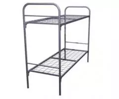 Двухъярусные металлические кровати для общежитий, кровтаи для школ, кр ... - 3