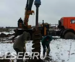 Аренда ямобура Камаз, услуги японских автобуровых - 3