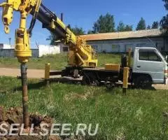 Услуги ямобура Isuzu Elf, газ 66 аренда