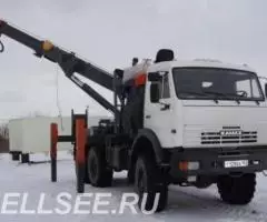 Аренда ямобура Камаз 43114, Caterpillar 428d услуги - 2