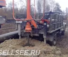 Услуги аренда ямобура вездехода Урал, ГАЗ 3308 - 4