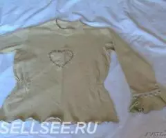 152 см 10 лет трикотажная кофта б у хлопок 100 - 2
