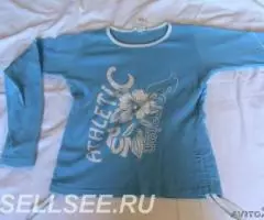 Трикотажная кофта б у100 хлопок 176-164 см - 2