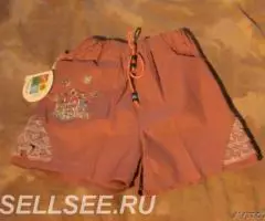 10 лет новые шорты хлопок малиновые и синие Тайлан - 3