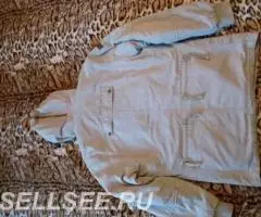 Ветровка женская белая Gold Fish 44-46. - 2