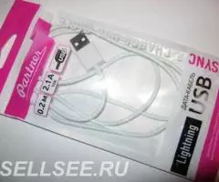 Дата-кабель USB Partner Lightning новый - 2