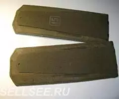 Погоны 1950-х гг на рубашку черные просветы - 4