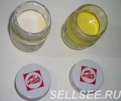 Гуашь Talens белая N100, лимонная N205 - 3