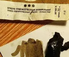 Пигменты в засохшей акварели в тюбиках - 3