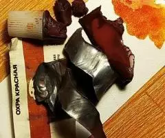 Пигменты в засохшей акварели в тюбиках - 4