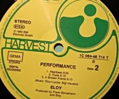 Пластинка виниловая Eloy - Performance - 4