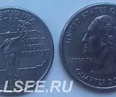 США. Пенсильвания - 25ц. , 1999 Р