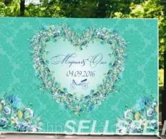 Фотозона, пресс волл, бренд волл, стойка для баннера - 4