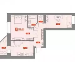 Продаю 2-комн квартиру, 56 кв м - 2