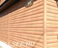 Сайдинг блок хаус виниловый. - 3