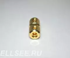 Муфта соединительная, позолоченная (коннектор) - 2