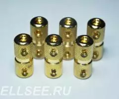 Муфта соединительная, позолоченная (коннектор) - 3