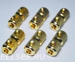 Муфта соединительная, позолоченная (коннектор) - 4