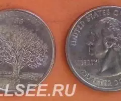 США. Коннектикут - 25ц. , 1999 Д - 2