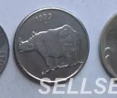 Индия. Носорог - 25пайс, 1988,99,2002 - 2