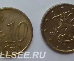 Европа. Подборка - 10евроцентов, 2 - 3