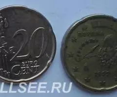 Европа. Подборка- 20 евроцентов, 1 - 2