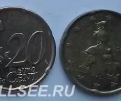 Европа. Подборка- 20 евроцентов, 1 - 3