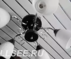 Современная люстра Л-23 пяти рожковая. - 3