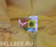 спортивный костюм Тайланд рост 92 см и жёлтый - 4