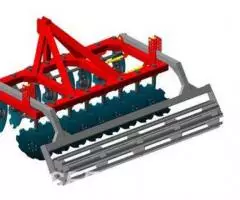 Борона дисковая БДН 3,2х2 навесная, с планчатым катком, обслуживаемый  ...