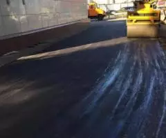 Асфальтирование Королёв, Укладка асфальтовой крошки - 3