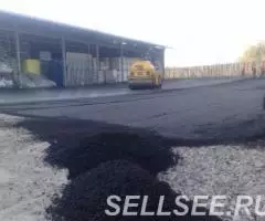 Асфальтирование Пироговский, Укладка асфальтовой крошки - 2