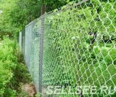 Строительство забора из сетки Рабица - 3