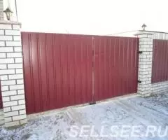 Строительство заборов из Профнастила - 3