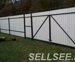 Строительство заборов из Профнастила - 4