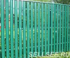 Строительство заборов из металлического штакетника - 4