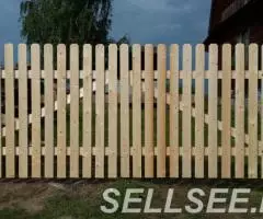 Строительство деревянных заборов - 3