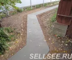 Строительство отмосток и тропинок - 2