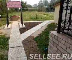 Строительство отмосток и тропинок - 3