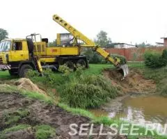 Копка прудов траншей котлованов - 3