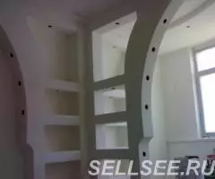 Гипсокартонные работы потолки Перегородки - 4