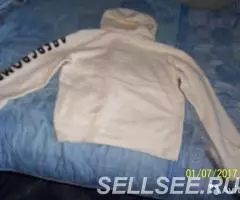 Толстовка куртка кофта мужская с начесом Abercrombie новая L - 2