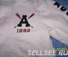 Толстовка куртка кофта мужская с начесом Abercrombie новая L - 4