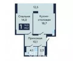 Продаю 1-комн квартиру, 40 кв м - 4