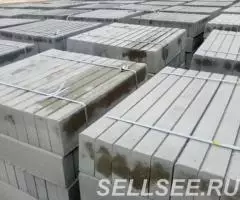 Элемент мощения Кирпичик Брусчатка 100х200х60 серый - 3