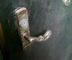 Оклейка железной двери экокожей кожзаменителем. - 2