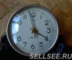 часы МАЯК настольные СЧЗ механика СССР - 4