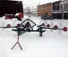 Грабли ворошилки валковые ГВВ - 6.1 со средним колесом - 2