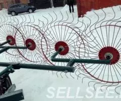 Грабли ворошилки валковые ГВВ - 6.1 со средним колесом - 4