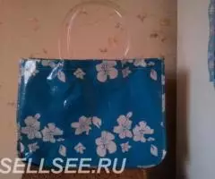 Пляжная сумка с косметичкой. - 3